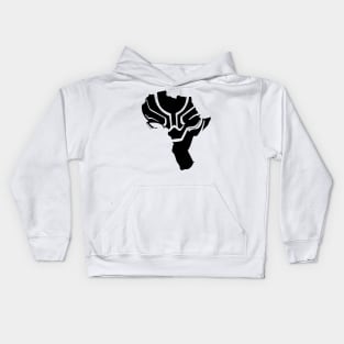 Black Panther in Africa 01- Black Power Kids Hoodie